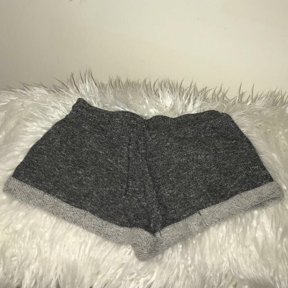 heathered grey shorts. - Picture 2 of 2